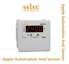 Selec Digital Panel Meter- Voltmeter MV35-3-G-40/300V-CE